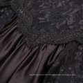 Belle Poque Retro Vintage Gothic Victorian Style Sleeveless U-Neck Lace & Satin Dress BP000378-1